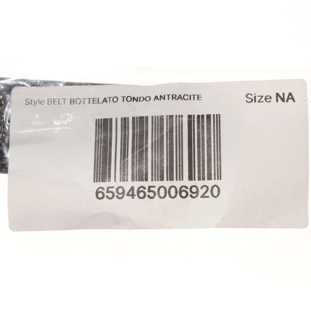 Di Bianco NWT Cut to Size Dress Belt In Solid Gray Pebbled Leather One Size